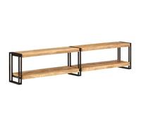 vidaXL Meuble TV 200x30x40 cm Bois Massif de manguier, unité TV, Buffet TV, étagère TV, Meuble TV avec Rangement, Armoire de Support TV