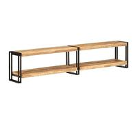 Vidaxl Meuble Tv 200x30x40 Cm Bois Massif De Manguier Marron