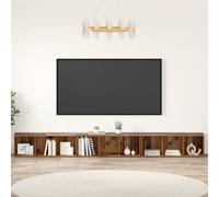 Vidaxl Meuble Tv 3 Pcs Vieux Bois 37 X 35 X 107.5 Cm Bois Stratifié