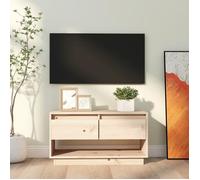 vidaXL Meuble TV 74x34x40 cm Bois de pin massif