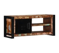 vidaXL Meuble TV 80x30x35 cm Bois Massif de récupération