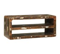 Vidaxl Meuble Tv 80x32x36 Cm En Bois Massif Récupéré