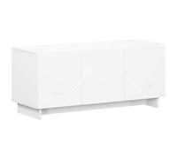 vidaXL Meuble TV 90 x 34,5 x 40 cm Blanc Bois d'ingénierie