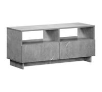 vidaXL Meuble TV 90 x 34,5 x 40 cm Gris béton Bois d'ingénierie