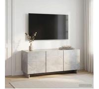 vidaXL Meuble TV 90 x 34,5 x 40 cm Gris béton Bois d'ingénierie