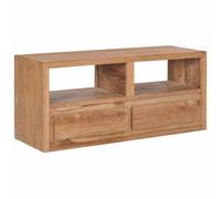 vidaXL Meuble TV 90x30x40 cm Bois de Teck Solide