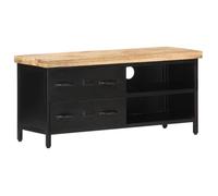 Vidaxl Meuble Tv 90x30x41 Cm Bois De Manguier Brut Marron