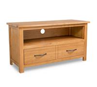 vidaXL Meuble TV 90x35x48 cm bois de chêne massif 244466