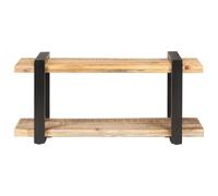 Vidaxl Meuble Tv 90x40x40 Cm Bois De Manguier Brut Marron