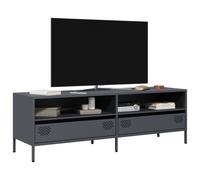 Vidaxl Meuble Tv Anthracite 135x39x43,5 Cm Acier Laminé À Froid Multicolore