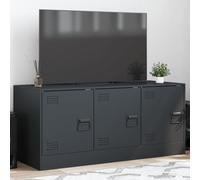 VidaXL Meuble TV, Armoire de Télévision avec Compartiments et Poignées, Meuble de Rangement Salon Intérieur, Moderne, 841645