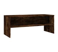 vidaXL Meuble TV Chêne fumé 100x40x40 cm Bois d'ingénierie 815231