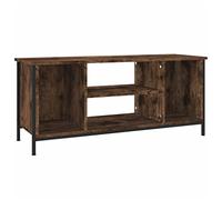 Vidaxl Meuble Tv Chêne Fumé 102x35x45 Cm Bois D'ingénierie Marron
