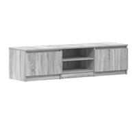 Vidaxl Meuble Tv Sonoma Gris 140x40x35,5 Cm Bois D'ingénierie Multicolore