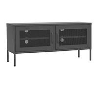 Vidaxl Meuble Tv Anthracite 105x35x50 Cm Acier Gris