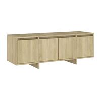 Meuble TV Chêne Marron 120x30x40,5cm Aggloméré Centre de Divertissement vidaXL