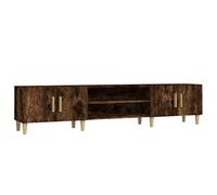 vidaXL Meuble TV 180x31,5x40 cm chêne fumé bois d'ingénierie 816261