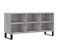Vidaxl Meuble Tv Sonoma Gris 103,5x30x50 Cm Bois D'ingénierie Gris