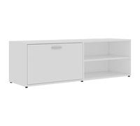 vidaXL Meuble TV Blanc 120x34x37 cm Aggloméré