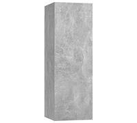 vidaXL Meuble TV, Armoire de Télévision avec Étagères, Meuble Télé de Salon Salle de Séjour Intérieur, Moderne, Gris Béton Bois d’Ingénierie