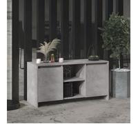 vidaXL Meuble TV, Armoire de Télévision avec Portes et Compartiments, Meuble Télé avec Rangement Salle de Séjour, Gris Béton 809795