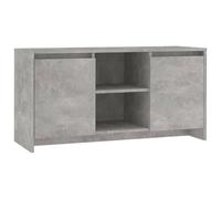 vidaXL Meuble TV, Armoire de Télévision avec Portes et Compartiments, Meuble Télé avec Rangement Salle de Séjour, Gris Béton Bois d'Ingénierie