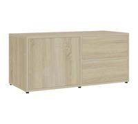 Meubles TV vidaXL Meuble TV Chêne sonoma 80x34x36 cm Aggloméré