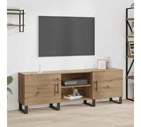 Vidaxl Meuble Tv Avec Étagère Avec Stockage Avec Porte 150 X 30 X 50 Cm Bois D'ingénierie