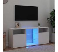 vidaXL Meuble TV avec Lumières LED, Armoire de Télévision, Meuble Télé de Salon, Armoire Basse Salle de Séjour Intérieur, 804301