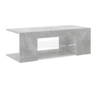 Meuble TV avec Lumières LED Armoire de Télévision Salon Chêne Sonoma vidaXL