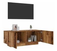 Meuble TV vieux bois 100x35x40 cm bois d ingénierie