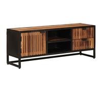 vidaXL Meuble TV avec tiroir avec rangement 105 x 30 x 40 cm, élégant support TV rectangulaire, console en bois, salon et rangement fonctionnel