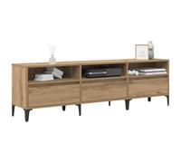vidaXL Meuble TV avec tiroir Chêne Artisanal 150 x 30 x 45 cm, Meuble TV Rustique pour Salon, résistant, rangements Pratiques, unité stylée, pièce Fonctionnelle à Coup sûr