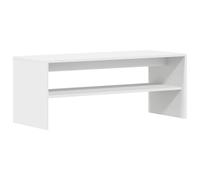 vidaXL Meuble TV 859118 – Blanc 100 x 40 x 40 cm aggloméré