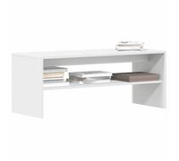 vidaXL Meuble TV 859118 – Blanc 100 x 40 x 40 cm aggloméré