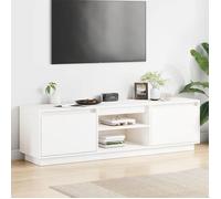 vidaXL Meuble TV Blanc 140x35x40 cm Bois de pin massif 840413