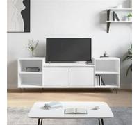 Meuble TV Blanc 160x35x55 cm Bois d'ingénierie 831340