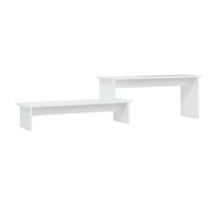 Vidaxl Meuble Tv Blanc 180x30x43 Cm Aggloméré Blanc