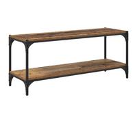 vidaXL Meuble TV Bois Ancien 100x33x41cm Bois d'ingénierie et fer