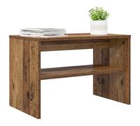 vidaXL Meuble TV Bois Ancien 60 x 35 x 40 cm Bois d'ingénierie, Meuble Bas rectangulaire Moderne, unité de Rangement multimédia Durable, Organisateur Pratique de Salon, mobilier TV Minimaliste