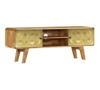 vidaXL Meuble TV en bois de manguier massif 120 x 30 x 45 cm