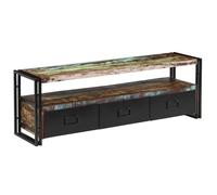 vidaXL Meuble TV Bois de récupération massif 120 x 30 x 40 cm