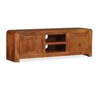 vidaXL Meuble TV Bois massif avec finition miel 120 x 30 x 40 cm