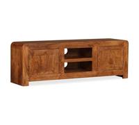 vidaXL Meuble TV Bois massif avec finition miel 120 x 30 x 40 cm