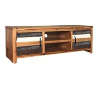 vidaXL Meuble TV bois massif d'acacia 120 x 35 x 40 cm 246044