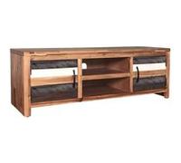 vidaXL Meuble TV bois massif d'acacia 120 x 35 x 40 cm 246044