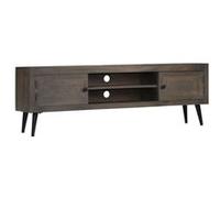 vidaXL Meuble TV Bois massif de manguier 140 x 30 x 45 cm