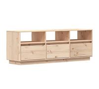 vidaXL Meuble TV Centre de Divertissement Armoire Basse Meuble Stéréo Salle de Séjour Salon Intérieur 140x37x50 cm Bois de Pin Massif