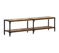 vidaXL Meuble TV Centre de divertissement 150x30x41 cm Bois massif de manguier