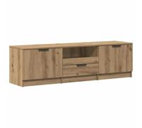 vidaXL Meuble TV Chêne Artisan 140x35x40 cm Bois d'ingénierie